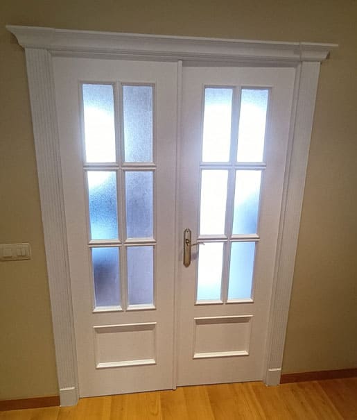 Puerta después de lacado