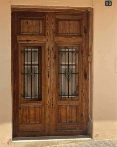 Puerta después de lacar
